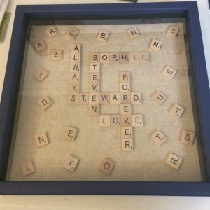 The final piece - the scattered letters spell out secret words too :)